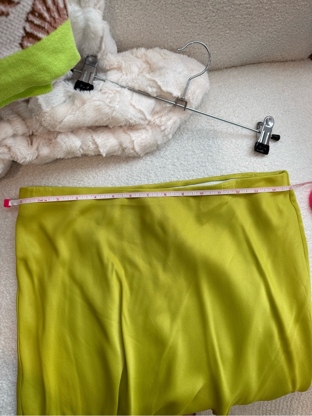 Anthropologie Tilda Mini Slip Skirt - Zest - Picture 7 of 8
